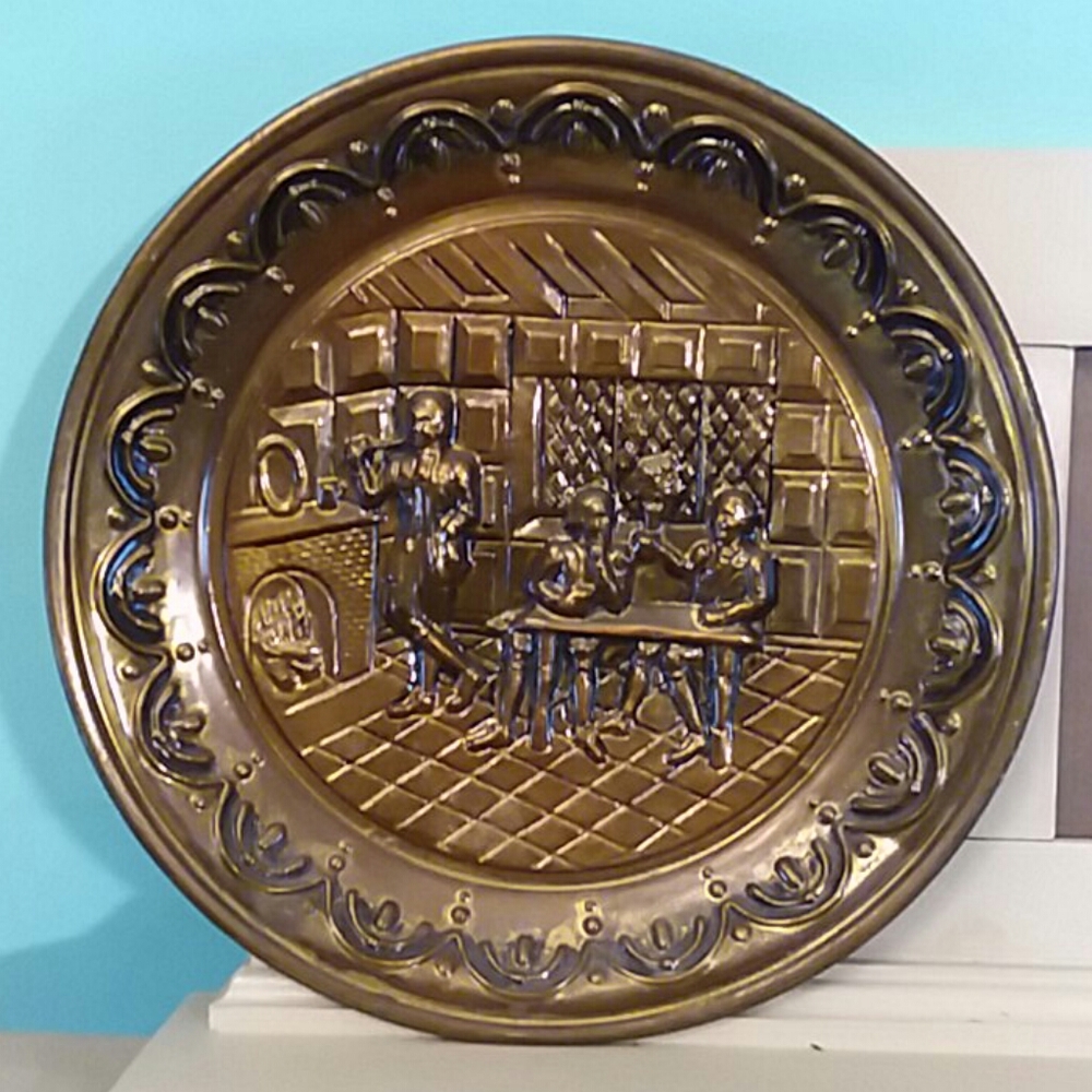 Copper Relief Plate.